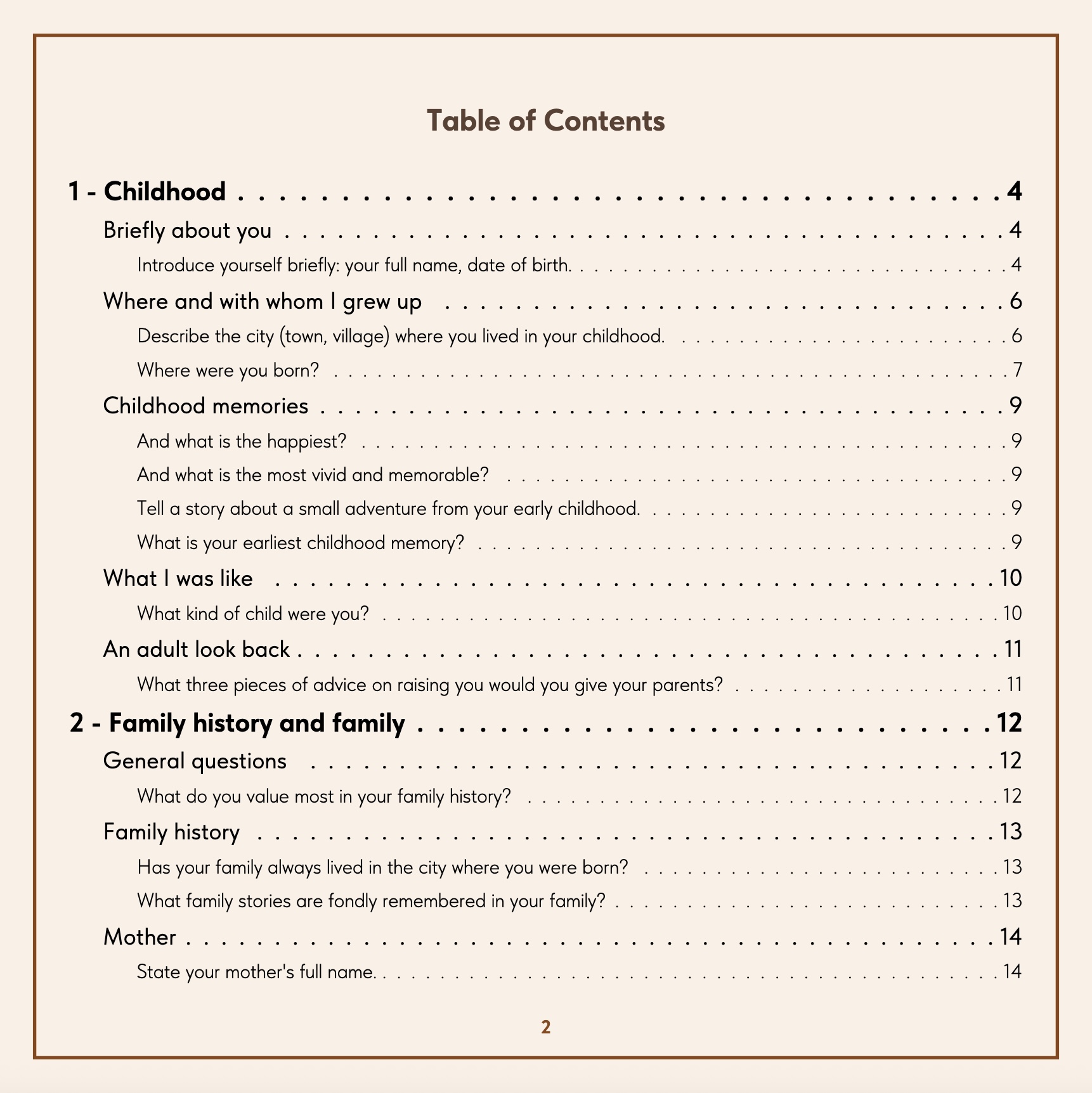 Preview of PDF Book in Square Design TOC